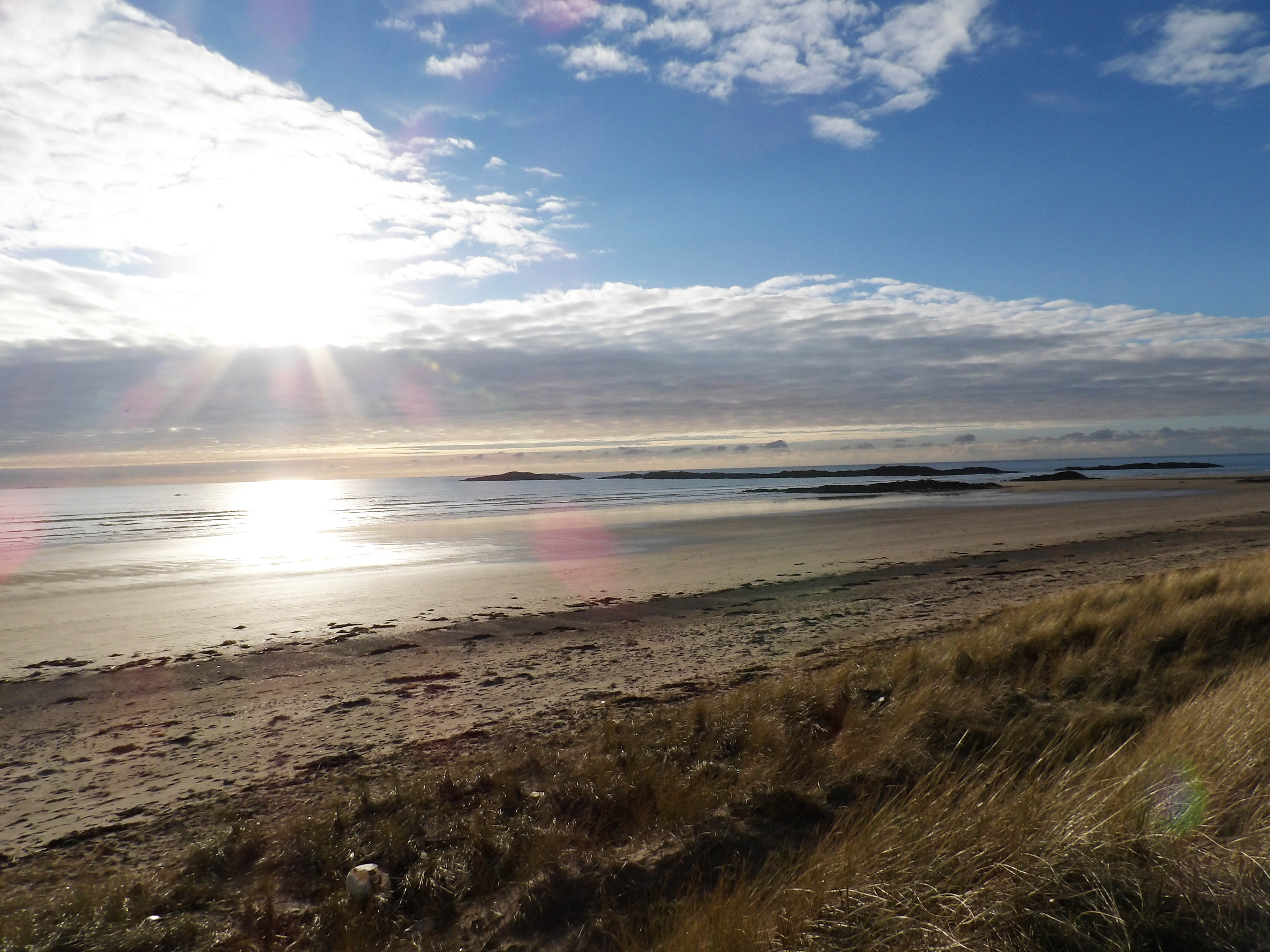 Winter sun at Rhosneigr.